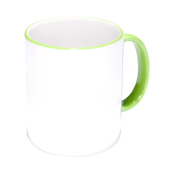 Mug Color Borde y Oreja 11 oz