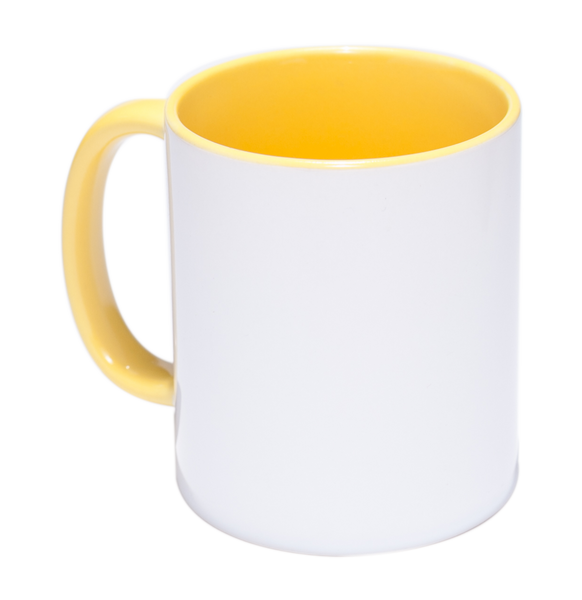 Mug con Color Interno, Borde y Oreja 11 oz