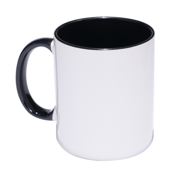 Mug con Color Interno, Borde y Oreja 11 oz