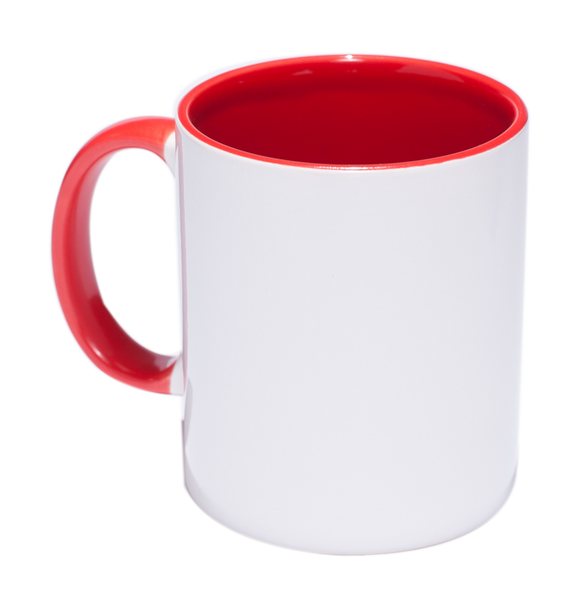 Mug con Color Interno, Borde y Oreja 11 oz