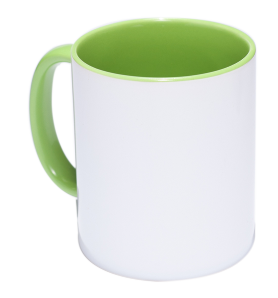 Mug con Color Interno, Borde y Oreja 11 oz
