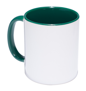 Mug con Color Interno, Borde y Oreja 11 oz