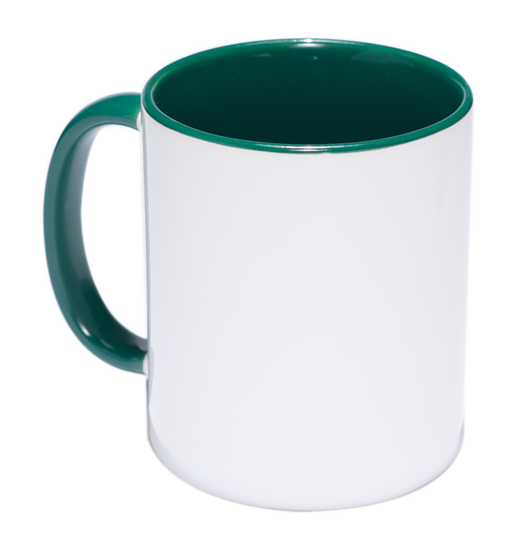 Mug con Color Interno, Borde y Oreja 11 oz