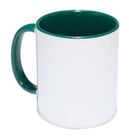 Mug con Color Interno, Borde y Oreja 11 oz