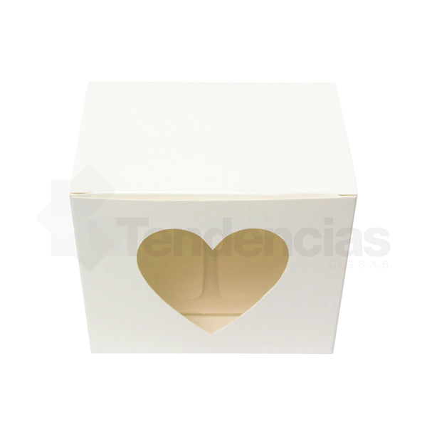Caja Corazón Sublimable para Mug de 11 Oz
