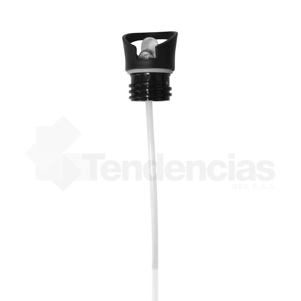 Caramañola Straw Plateada 600 ml