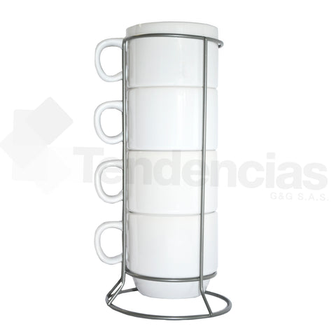 Mug Apilable x4