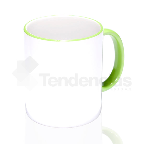 Mug Color Borde y Oreja 11 oz