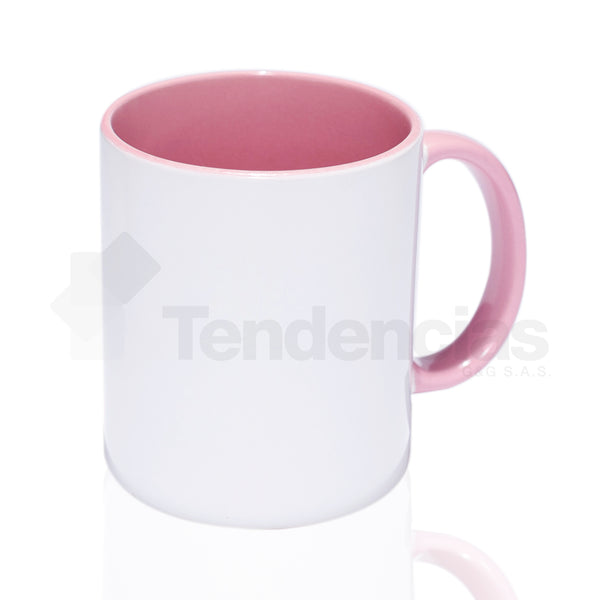 Mug con Color Interno, Borde y Oreja 11 oz