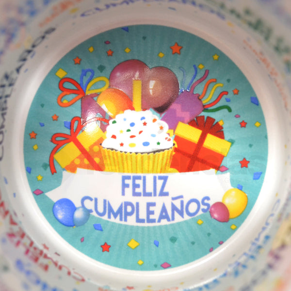 Mug Estampado Interno Feliz Cumpleaños 11oz