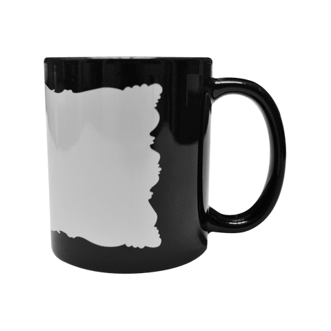 Mug Full Color con Recuadro Mariposa Negro